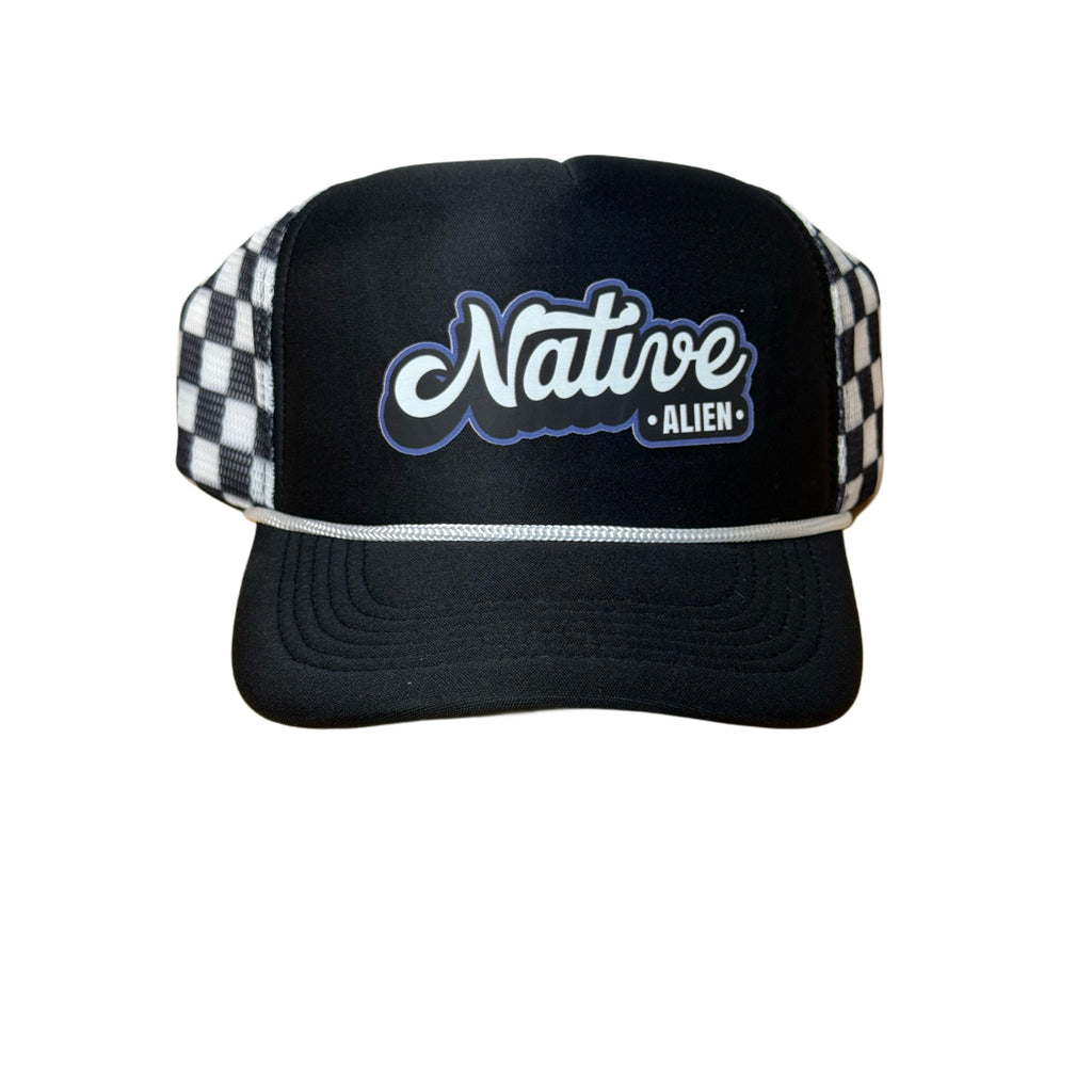 NATIVE ALIEN ARTIFACT TRUCKER HAT